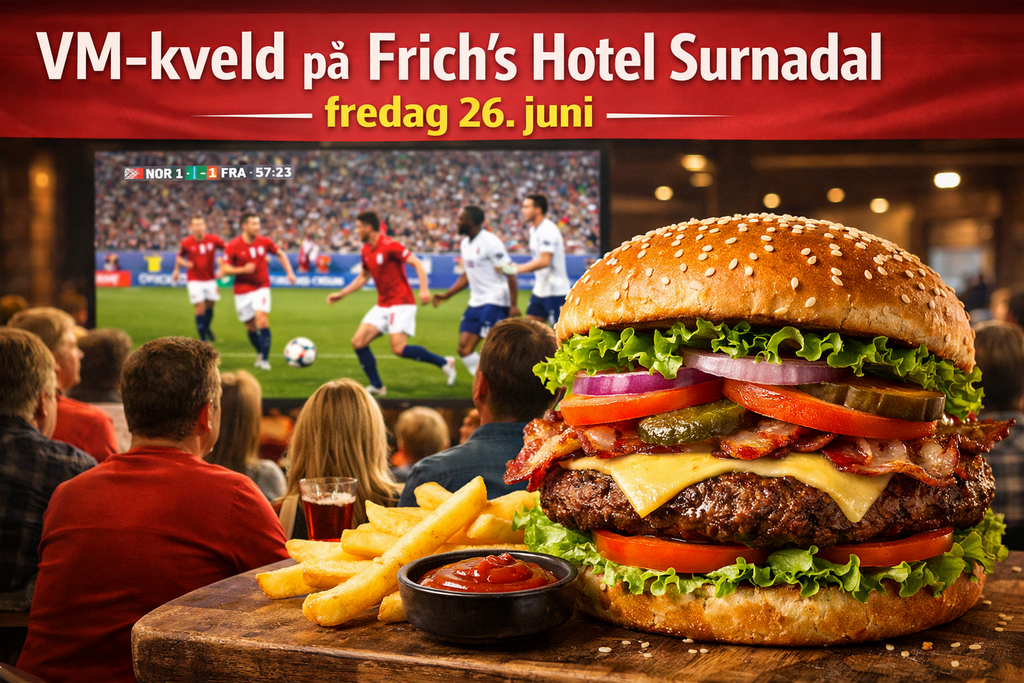 VM-fotball og burger kvelden før Surnadal Golf Maraton ?